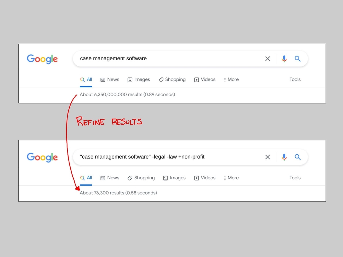 improve google search