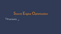 search engine optimisation optimization